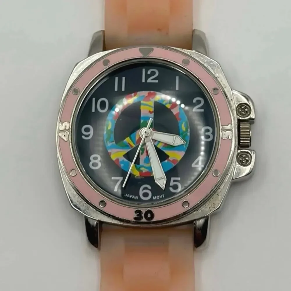 Pink Peace Watch